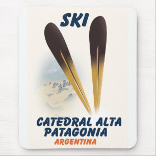 Tapis De Souris Catedral Alta Patagonia, Argentina ski poster