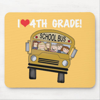 Tapis De Souris Catégorie d'amour de l'autobus scolaire I 4ème