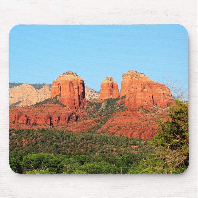 Tapis De Souris Cathedral Rock Sedona Arizona Mouse Pad (Devant)