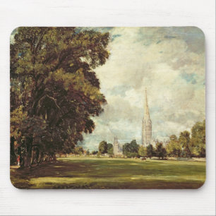 Tapis De Souris Cathédrale de John Constable Salisbury de mA