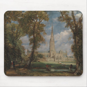 Tapis De Souris Cathédrale de John Constable Salisbury du Bish