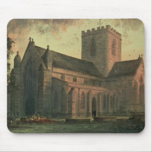 Tapis De Souris Cathédrale de St Asaph, vue du sud-ouest