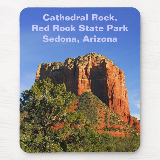Tapis De Souris Cathédrale Rock, Sedona Arizona Mousepad (Devant)