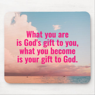 Tapis De Souris Catholique Citation Pad