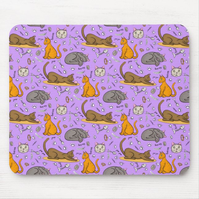 Tapis De Souris Cats Life - Pad souris (Devant)
