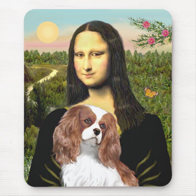 Tapis De Souris Cavalier 2 (Bl) - Mona Lisa (Devant)
