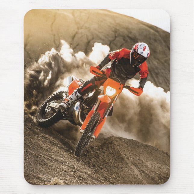 Tapis De Souris Cavalier de Motocross (Devant)
