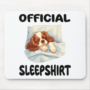 Tapis De Souris Cavalier King Charles Spaniel Chien Dormir officie