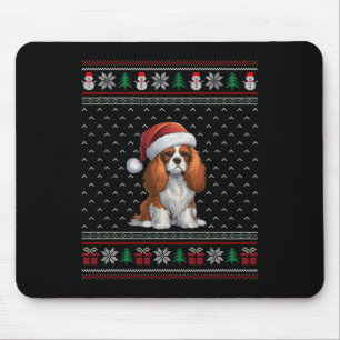 Tapis De Souris Cavalier King Charles Spaniel Chien Portant Père N