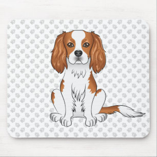 Tapis De Souris Cavalier King Charles Spaniel & Pattes de Blenheim