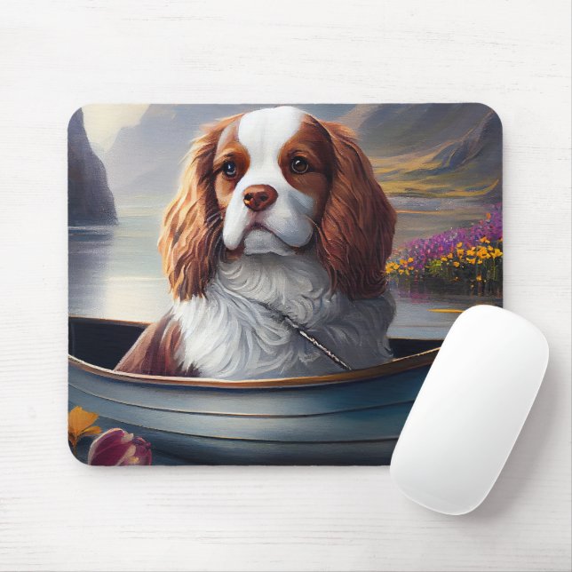 Tapis De Souris Cavalier King sur une rame : une aventure Pittores (Avec souris)