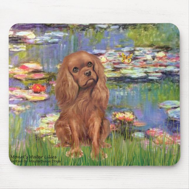 Tapis De Souris Cavalier (Ruby7) - Lilies 2 (Devant)