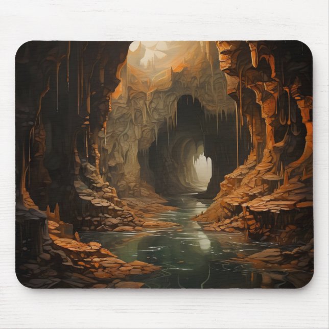 Tapis De Souris Cave River Nature (Devant)