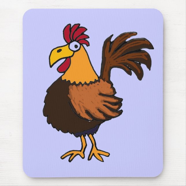 Tapis De Souris CC coq génial Mousepad (Devant)