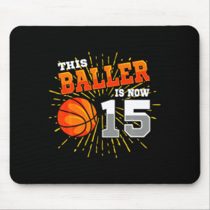 Tapis De Souris Ce baller a 15 ans t shirt anniversaire 15 ans bas
