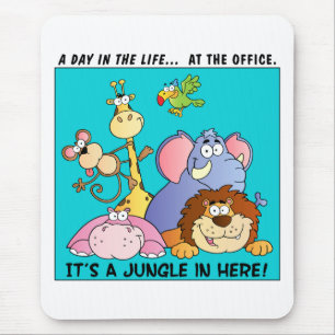 Tapis De Souris Ce bureau est une jungle