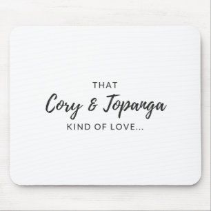 Tapis De Souris "Ce Cory et Topanga, une sorte d'amour"