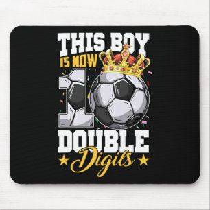 Tapis De Souris Ce garçon maintenant 10 Double Chiffres Football 1