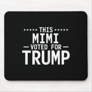 Tapis De Souris Ce Mimi A Voté Pour Trump 2024, Fière Grand-Mère V