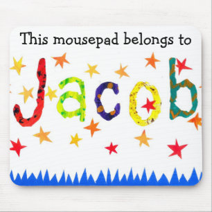 Tapis De Souris 'Ce mousepad appartient à Jacob' mousepad