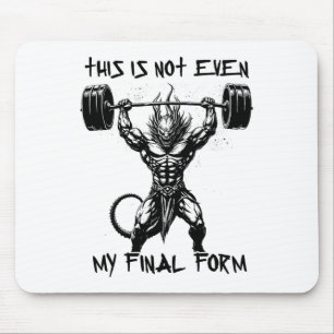 Tapis De Souris Ce n'est même pas ma forme finale Gym Beast Bodybu
