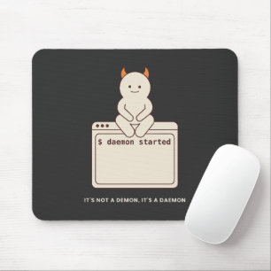 Tapis De Souris Ce n'est pas un démon, c'est un daemon drôle Linux