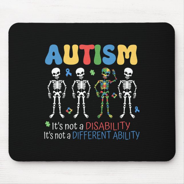 Tapis De Souris Ce N'Est Pas Un Handicap Différentes Capacités Aut (Devant)
