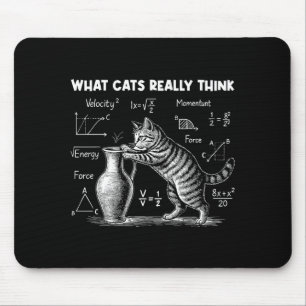 Tapis De Souris Ce que les chats pensent vraiment Drôle de physiqu