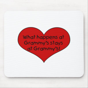 Tapis De Souris Ce qui se produit aux séjours de Grammy