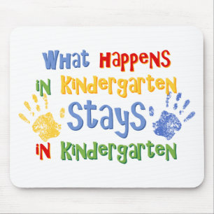 Tapis De Souris Ce qui se produit dans le jardin d'enfants