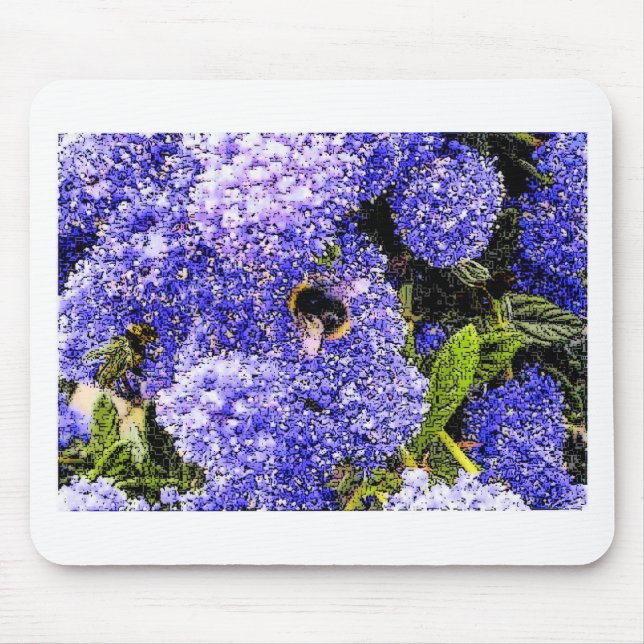 Tapis De Souris Ceanothus Flower Bee (Devant)