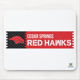Tapis De Souris Cedar Springs Red Hawks