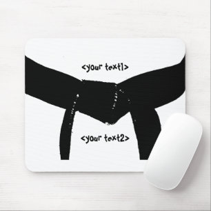 Tapis De Souris Ceinture noire d'arts martiaux