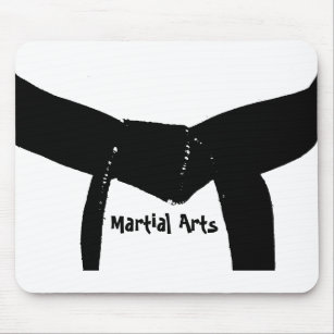 Tapis De Souris Ceinture noire d'arts martiaux
