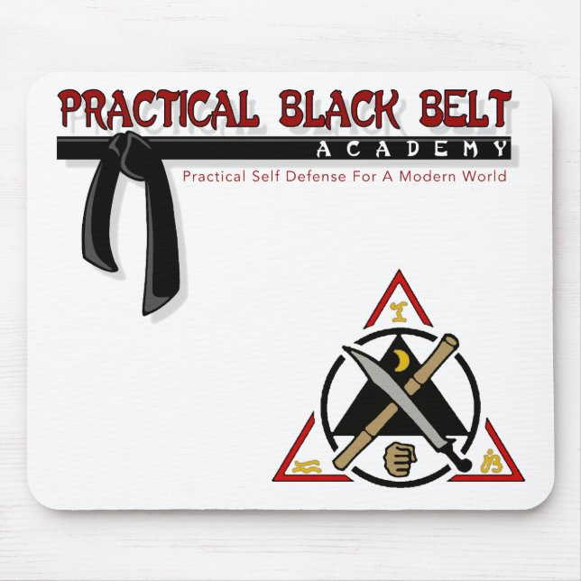 Tapis De Souris Ceinture noire pratique/Kali Mousepad (Devant)