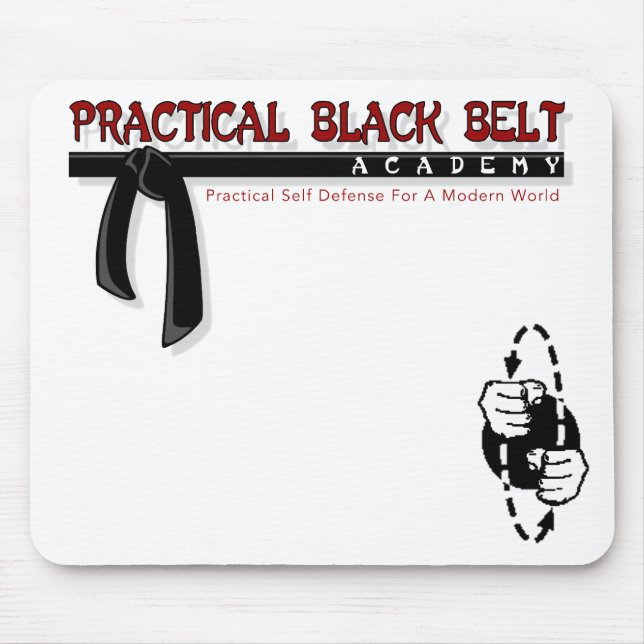 Tapis De Souris Ceinture noire pratique/PFS Mousepad (Devant)