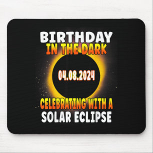Tapis De Souris Célébration d'anniversaire de l'éclipse solaire to