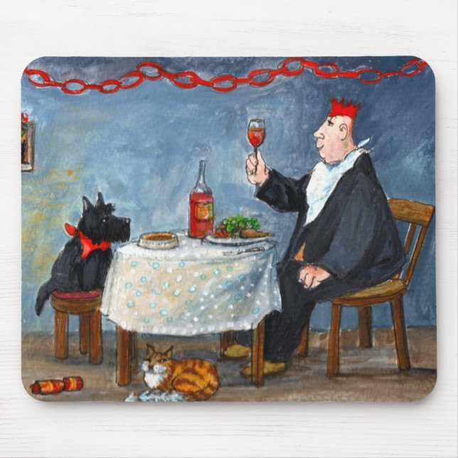 Tapis De Souris Célébration de Noël (Devant)