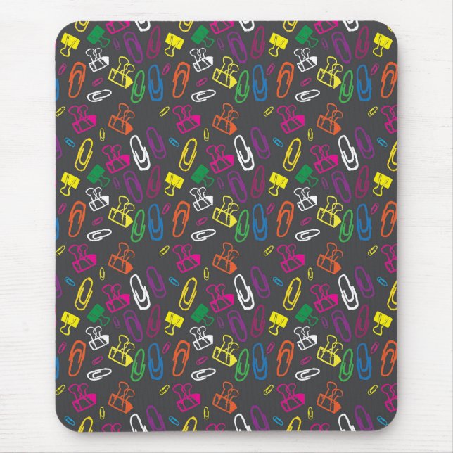 Tapis De Souris Célébration des clips papier (Devant)