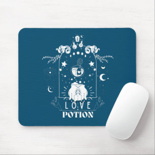 Tapis De Souris Céleste magique 'Love Potion' sur un saphir bleu