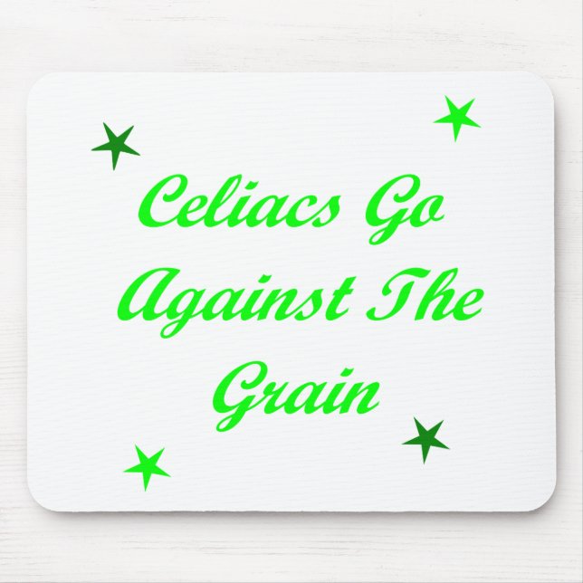 Tapis De Souris Celiacs vont à l'encontre le grain (Devant)