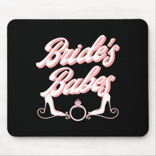 Tapis De Souris Célibataires hommes vintage rétro mariée copines e