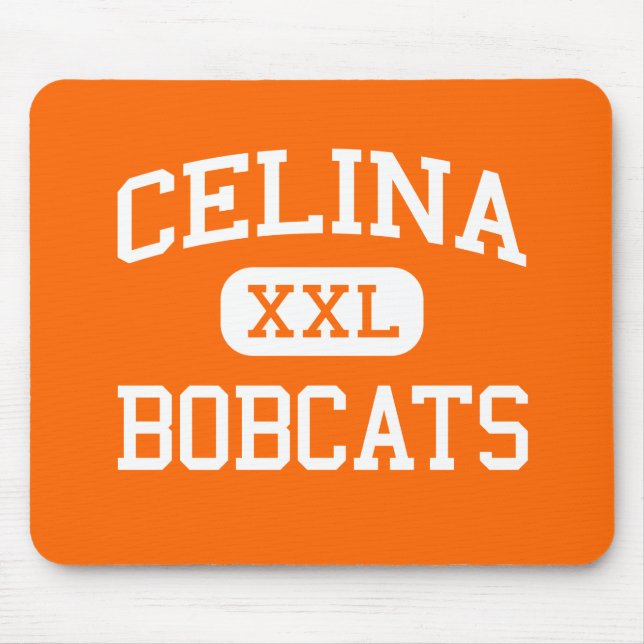 Tapis De Souris Celina - chats sauvages - lycée - Celina le Texas (Devant)