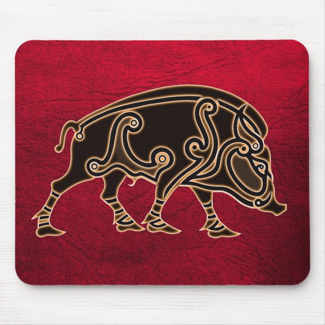 Tapis De Souris Celtic Boar Mousepad (Devant)