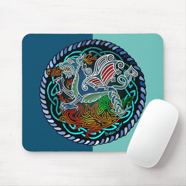 Tapis De Souris Céltique dragon (Avec souris)