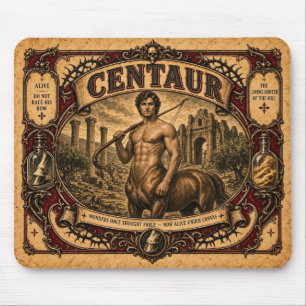 Tapis De Souris Centaure, Monstre de Cirque Vintage