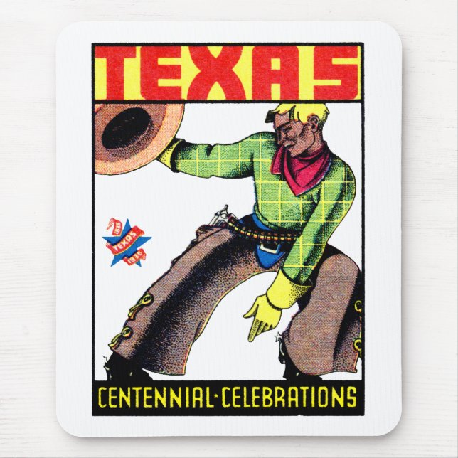 Tapis De Souris Centenaire du Texas 1936 (Devant)