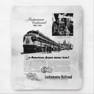 Tapis De Souris Centenaire ferroviaire de Lackawanna 1951