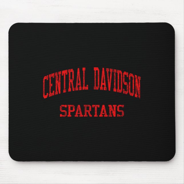 Tapis De Souris Central Davidson High School Hs Lexington Nc Vinta (Devant)