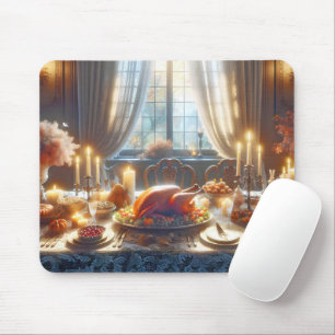 Tapis De Souris Centre Thankesgiving Turkey
